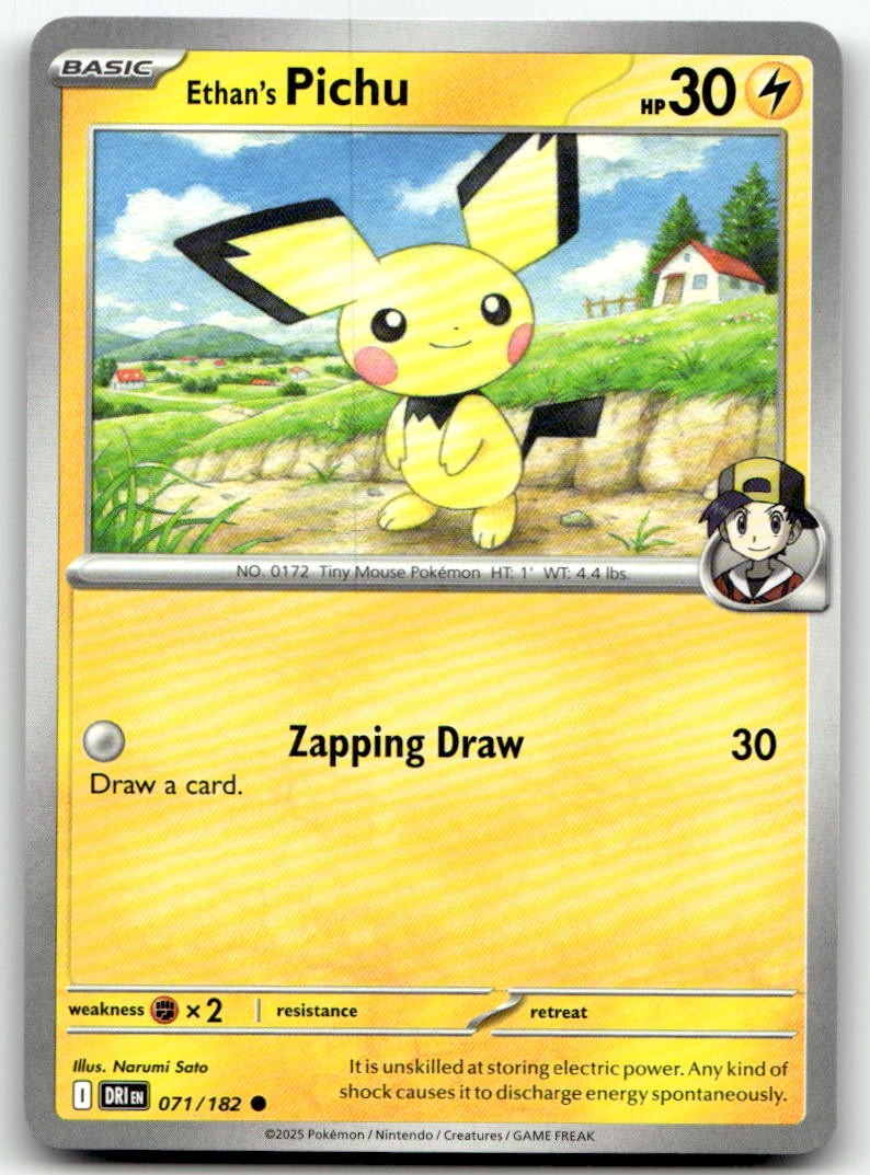Ethan's Pichu [DRI - 071/182] Near Mint