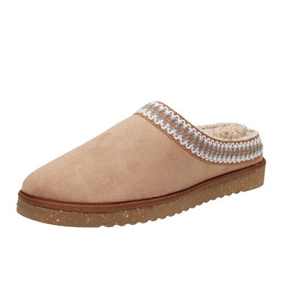 Inblu warme Hausschuhe aus Sandstoff - Damen Schuhe Hausschuhe Pantoffeln