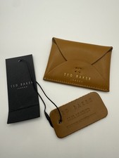 Image of Ted Baker Unisex Card Holder - Tan Brown - Envelope Design- BNWT