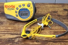 Sony SRF-M78 Sports Walkman AM/FM Radio w/ Armband TESTED Works With Headphones