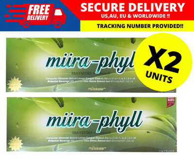 Miira-phyll Detox your body the natural way 12 sachets per box ( 2 Box )