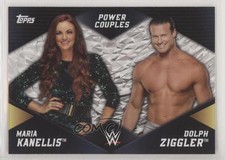 2018 Topps WWE Women's Division Power Couples Maria Kanellis & Dolph Ziggler d7j