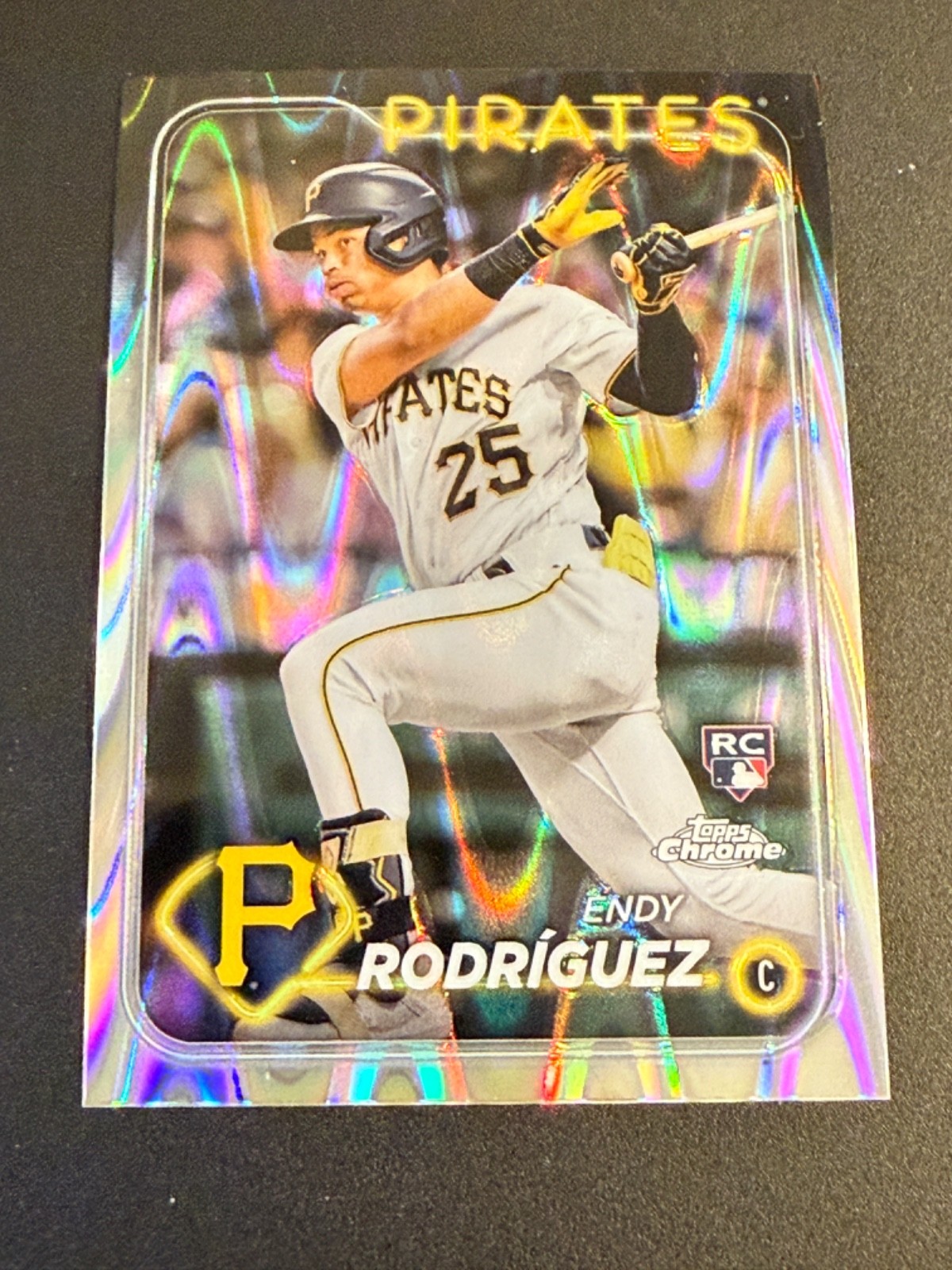 2024 Topps Chrome RayWave Refractor Endy Rodriguez RC #295