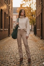 Stella McCartney Corduroy Straight Leg Pants Size 38 US 4