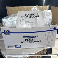 Medium Weight Disposable Plastic Forks Bulk White Plastic Silverware 1000ct