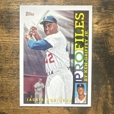 Topps 2026 Profiles TP-20 Jackie Robinson Brooklyn Dodgers MLB Insert Card