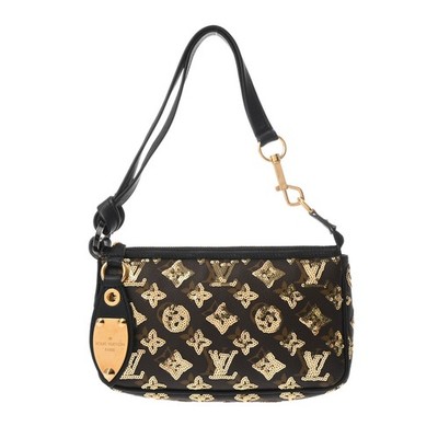 LOUIS VUITTON Pochette Accessoires 2009 AW M40248 Monogram Eclipse Monogram ...