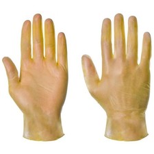 Vinyl Gloves CLEAR Disposable Powder & Latex Free Work Tattoo Food Medical