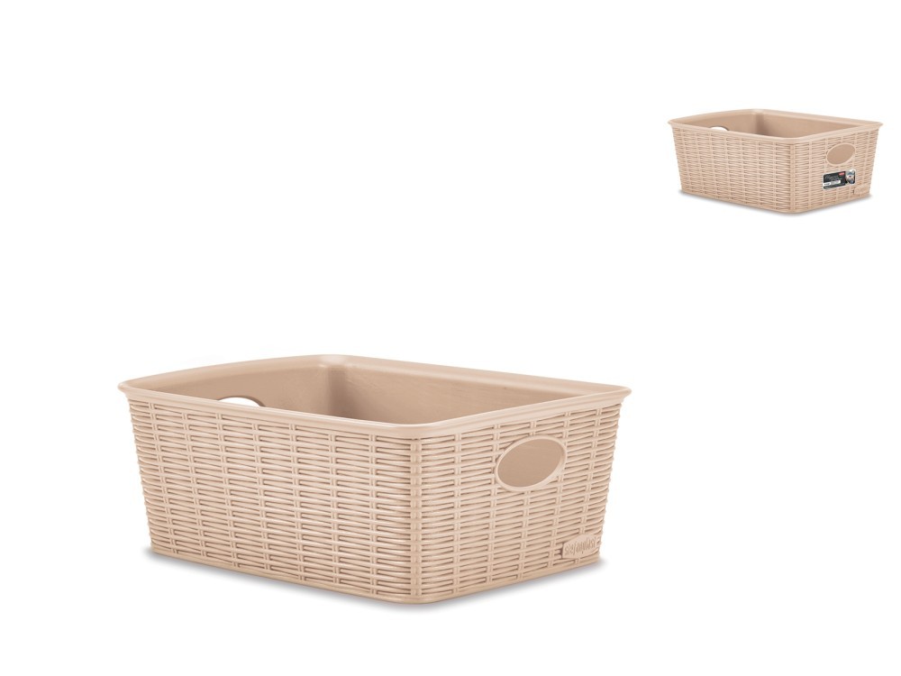 Stefanplast Elegance Rattan Basket 25X19X10 H