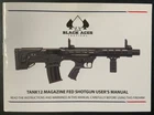 BLACK ACES TACTICAL TANK12 MAG FD SHOTGUN ORIGINAL USERS MANUAL!