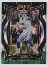 2024 Panini Select Concourse Black & Green Shock Prizm Cooper Rush #22 0o2b