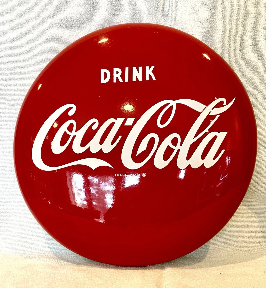 Coca Cola Button Sign for sale | eBay