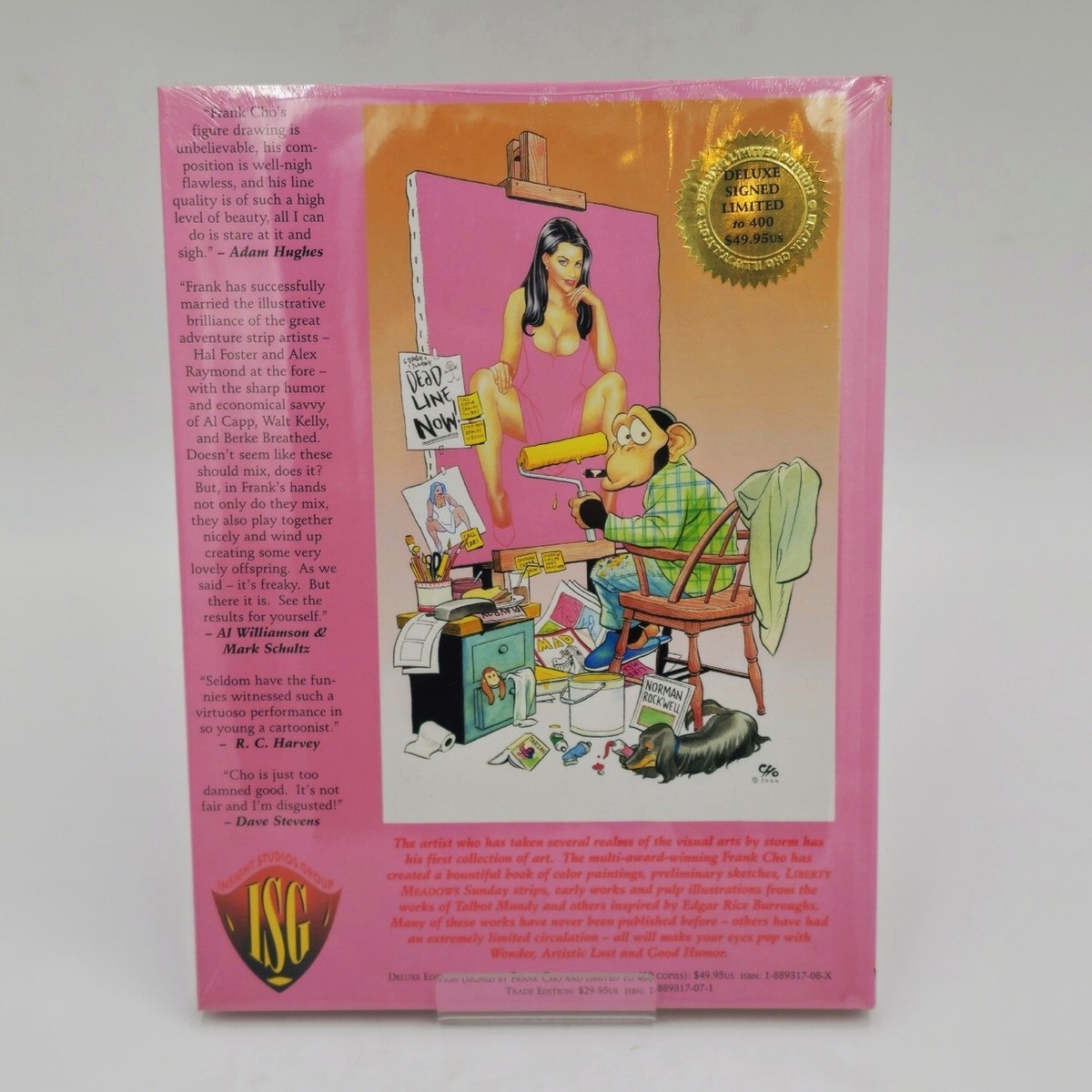 SEALED & SIGNED Frank Cho Illustrator Deluxe Limited Ed /400 | HC