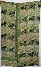 Vintage Kantha Quilt Handmade Indian Cotton Reversible Blanket