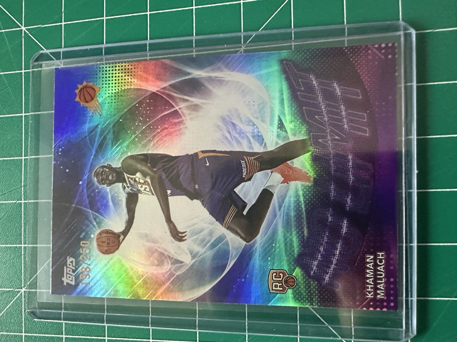 2025 Topps Basketball Khaman Maluach Purple No Limit/250