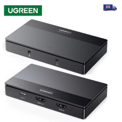 UGREEN HDMI Video Capture Card 4K60Hz HDMI to USB/Type-C Video Grabber Box