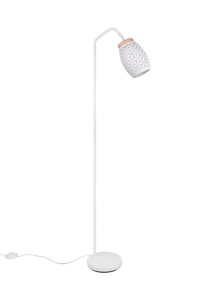 Reality Leuchten Stehleuchte Bidar Dh 22X147 Cm Weiß Stehlampe-image