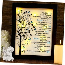 Memorial Gifts LED Shadow Box - Sympathy Gift for Loss of Mother Butterfly Tree