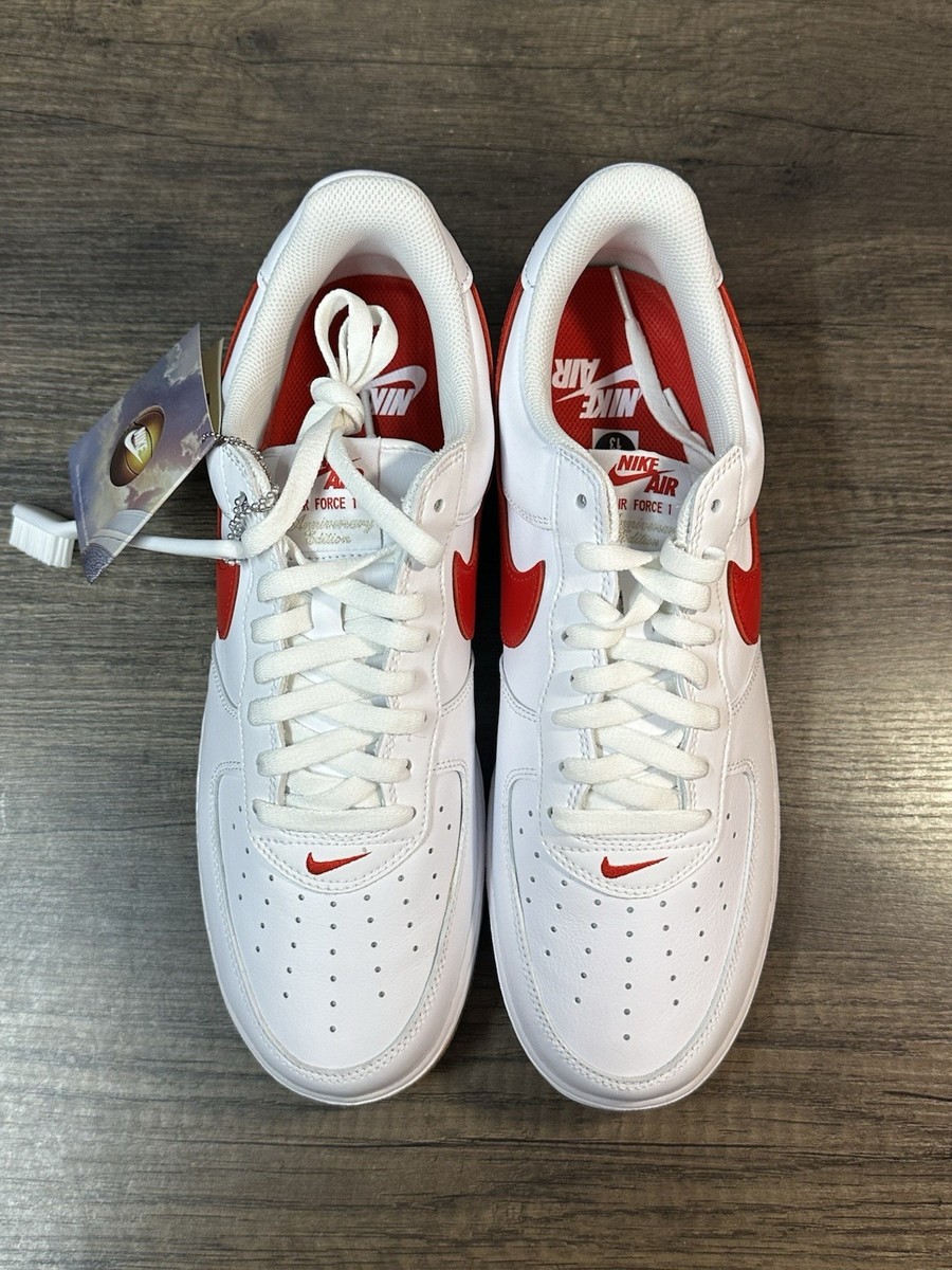 Nike Air Force 1 Low Color of the Month White Red DJ3911-102 Men's