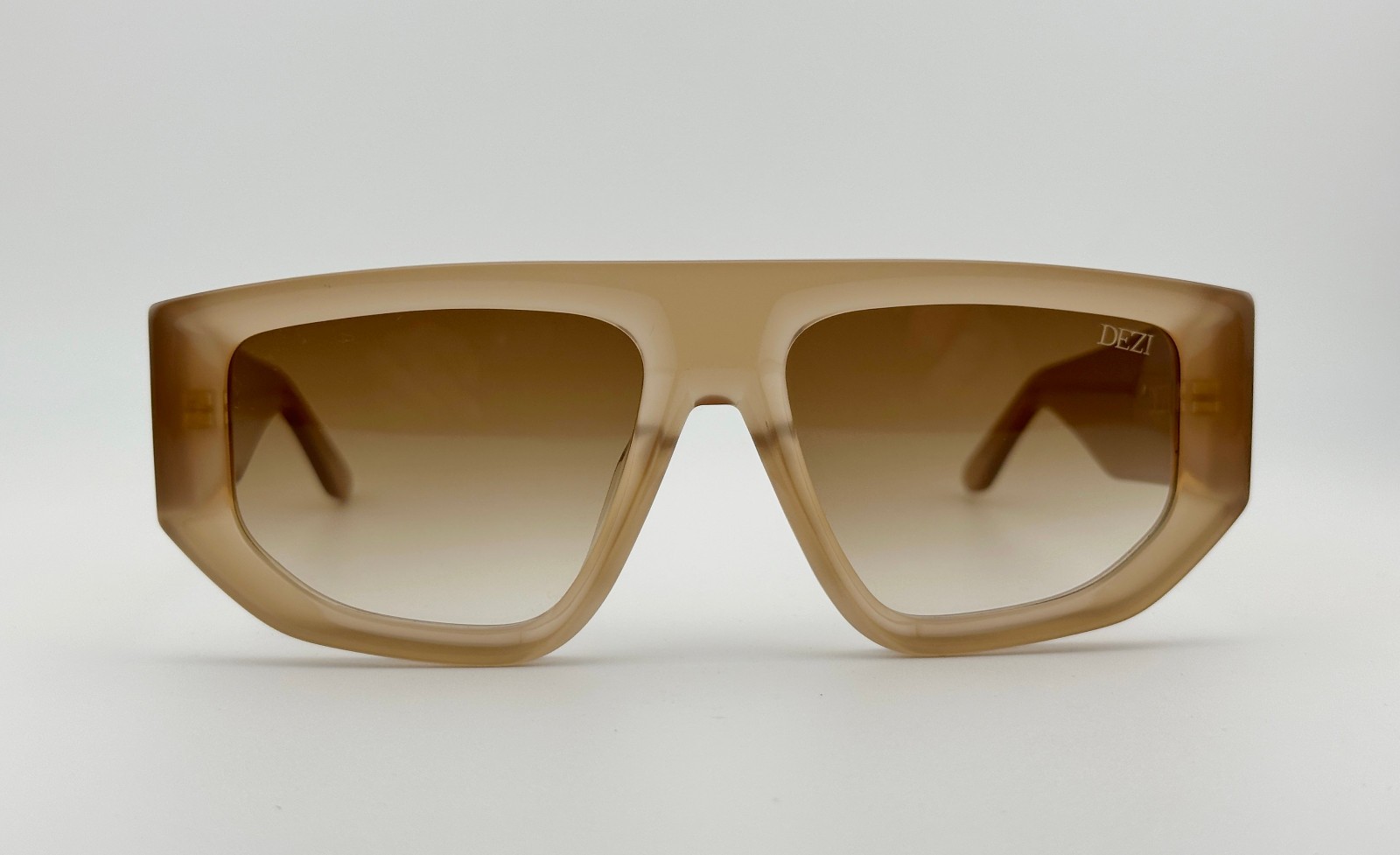 Dezi BackTrack Translucent Beige Oversized Sungla… - image 6