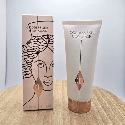 NEW Charlotte Tilbury Goddess Skin Clay Mask Full Size 2.5 fl. oz / 75 ml NIB