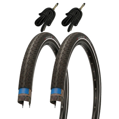 2x 28 Zoll Fahrradreifen 700x40c Kevlar 2.5mm Pannenschutz 42-622 Schläuche DV