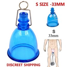 33mm S Vacuum Cup Replacement for Male Penis Enlargement Extender Pump Hanger