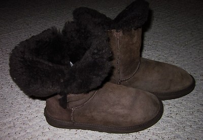 UGG Short Shearling Suede Boots in Dark Brown UGG Women main image 4