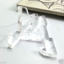 10 Acrylic Small Stand Photo Frame Mobile Compact Display Holder - 5 Pairs