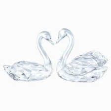 Swarovski Figurine Swan Couple Clear Crystal #5135936 New in Box $325
