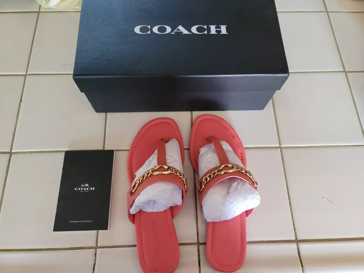 Coach jaclyn sandal sales