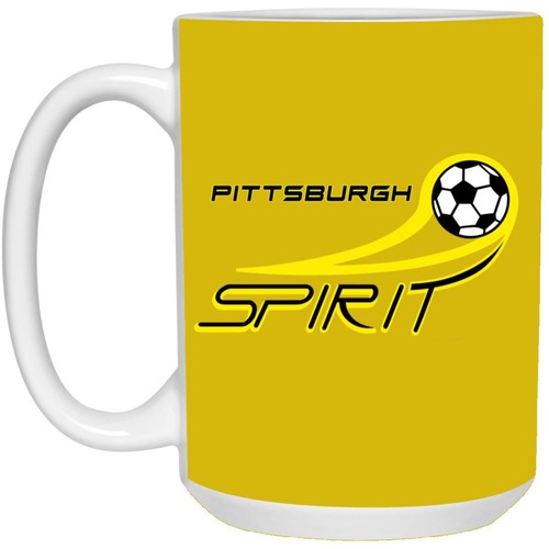 Pittsburgh Spirit Mug 15 oz. Glossy Ceramic | MISL Soccer Team - Picture 6 of 6