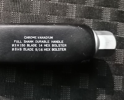 Schraubendreher Chrome Vanadium Full Shank Durable Handle Hex Bolster 27cm