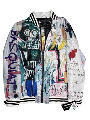 Jean Michel Basquiat Members Only Men's Artestar Large Varsity