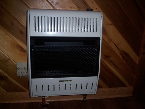 ProCom Heating MNSD200TBA Dual Fuel 20K BTU Ventless Blue Flame Heater -  White for sale online | eBay