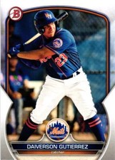 2023 Bowman Draft #BD-127 Daiverson Gutierrez