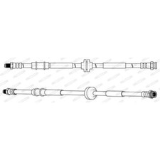 FERODO Bremsschlauch für Alfa Romeo 159 Sportwagon 939_ 1.9 JTDM 16V 2.2 JTS