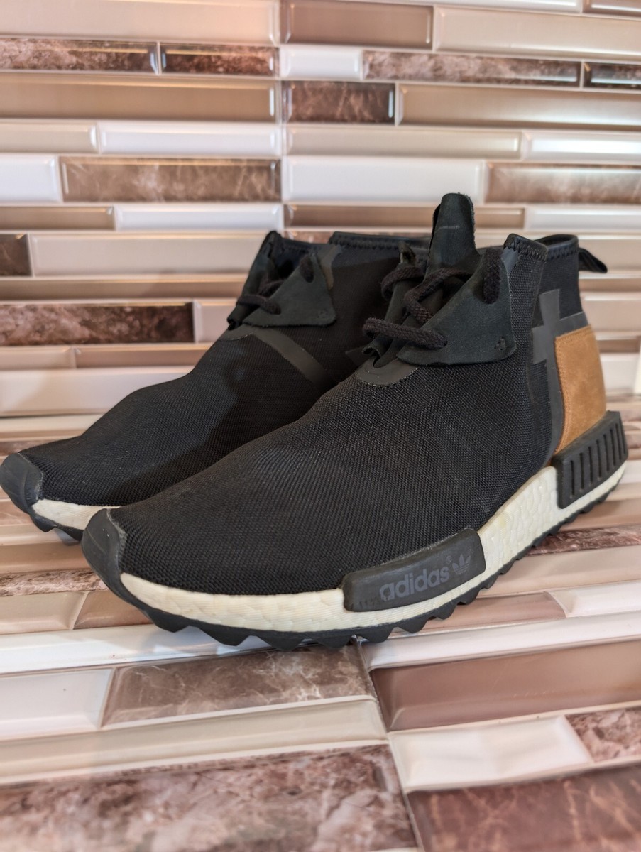 Adidas Boost NMD C1 Trail Shoes Mens Size Nomad Black Mid Top