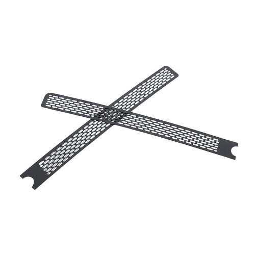 Black Stainless Steel Dashboard Vent Blocking Mesh Cover For Nissan Frontier 22+ - Picture 11 of 13