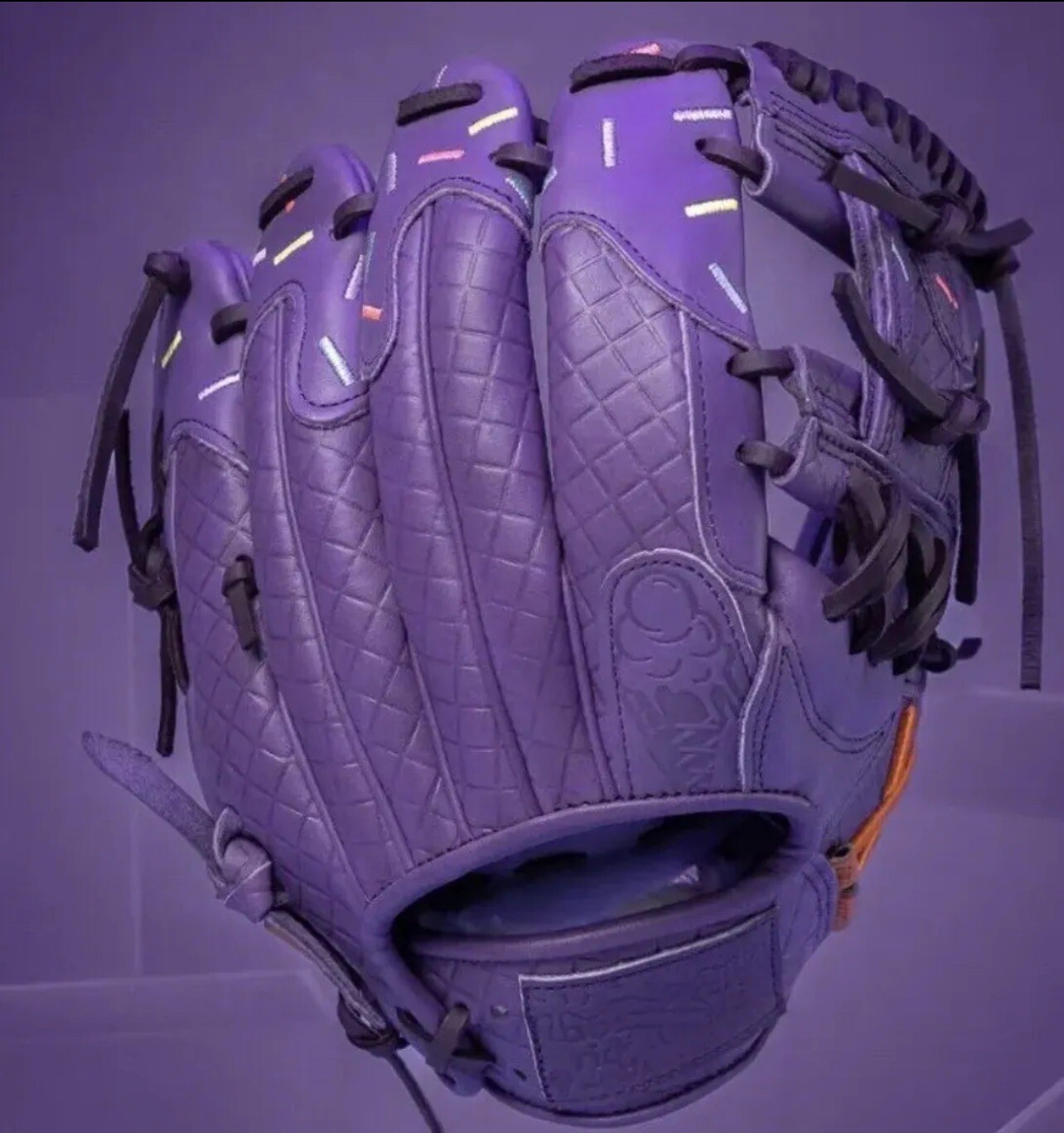 ABSOLUTELY RIDICULOUS Baseball Glove RARE BIG PURP/Purple Ice Cream Glove eBay