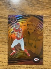 TRAVIS KELCE 2023 PANINI ILLUSIONS ORANGE CHIEFS #55