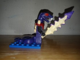 NINJAGO Custom General Anacondrai Purple Snake Anacondrai Minfigure