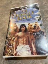 Walt Disney The JUNGLE BOOK VHS Home Video Clamshell TESTED