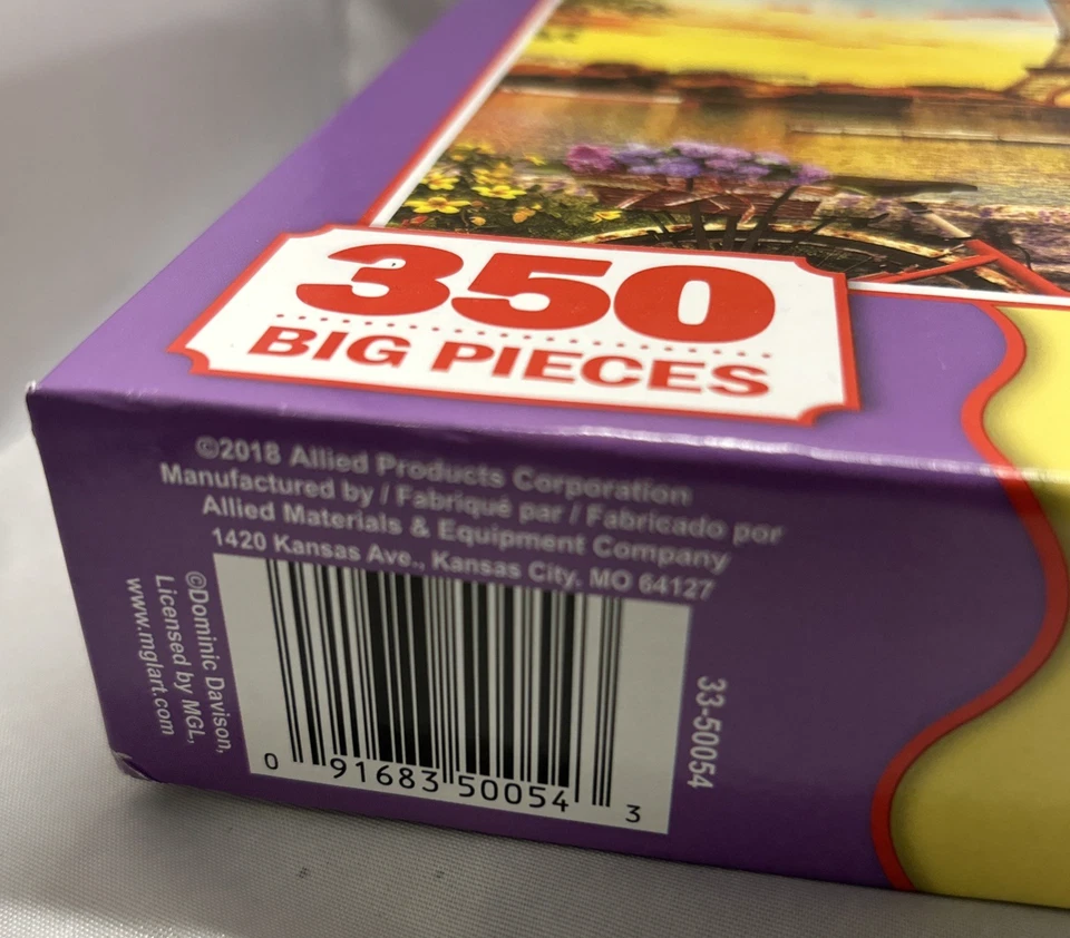 Paris Sunset 350 Piece Jigsaw Puzzle by Springbok Complete - Image 2 of 4