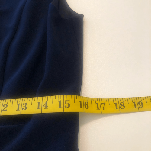 Frank Lyman Navy Blue Sheath Dress Size 10, Classic, Career - Picture 9 of 12