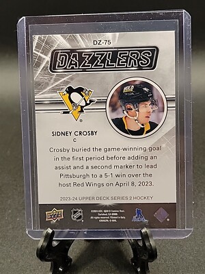 2023-24 Upper Deck Series 2 Green Dazzlers Sidney Crosby #DZ-75 | eBay