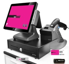 Maid Salon Spa Touch Screen Computer All-in-One Printer Cash Drawer Scanner