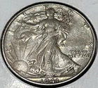 1941-D WALKING LIBERTY SILVER HALF DOLLAR COIN AU Condition Awesome Coin!! B1