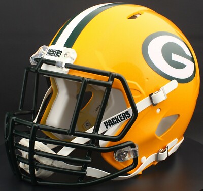 CUSTOM* GREEN BAY PACKERS NFL Riddell SPEED Full Size