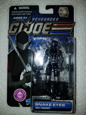G.I.JOE PURSUIT of COBRA (POC, 30th): SNAKE EYES - NINJA COMMANDO - RENEGADES